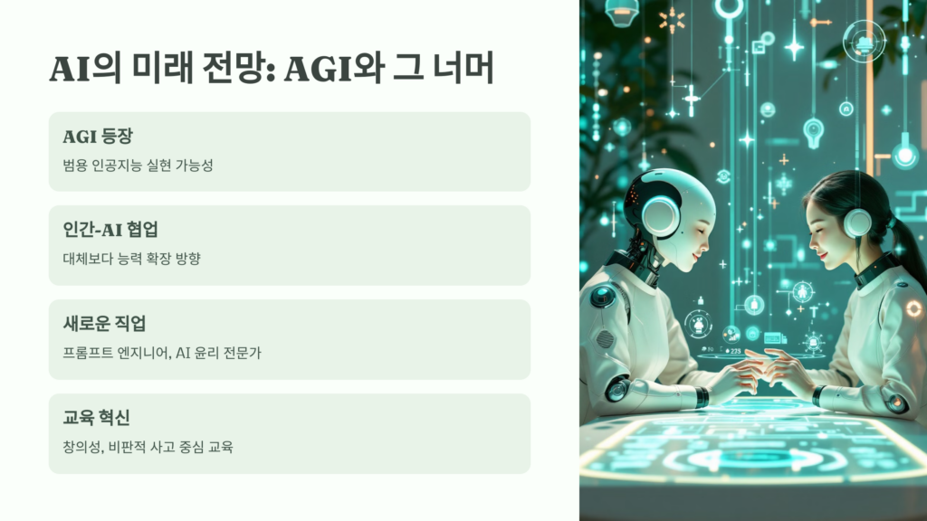 AI의 미래 전망: AGI와 그 너머